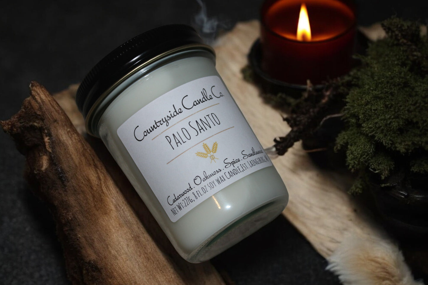 8oz Palo Santo Soy Candle