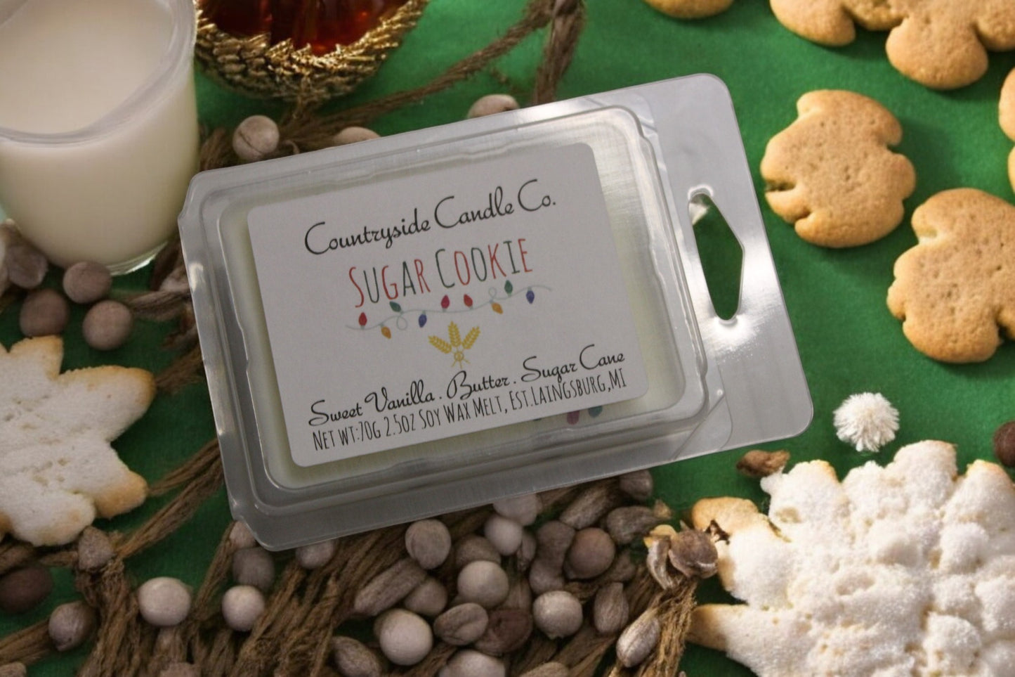 2.5oz Sugar Cookie Wax Melt