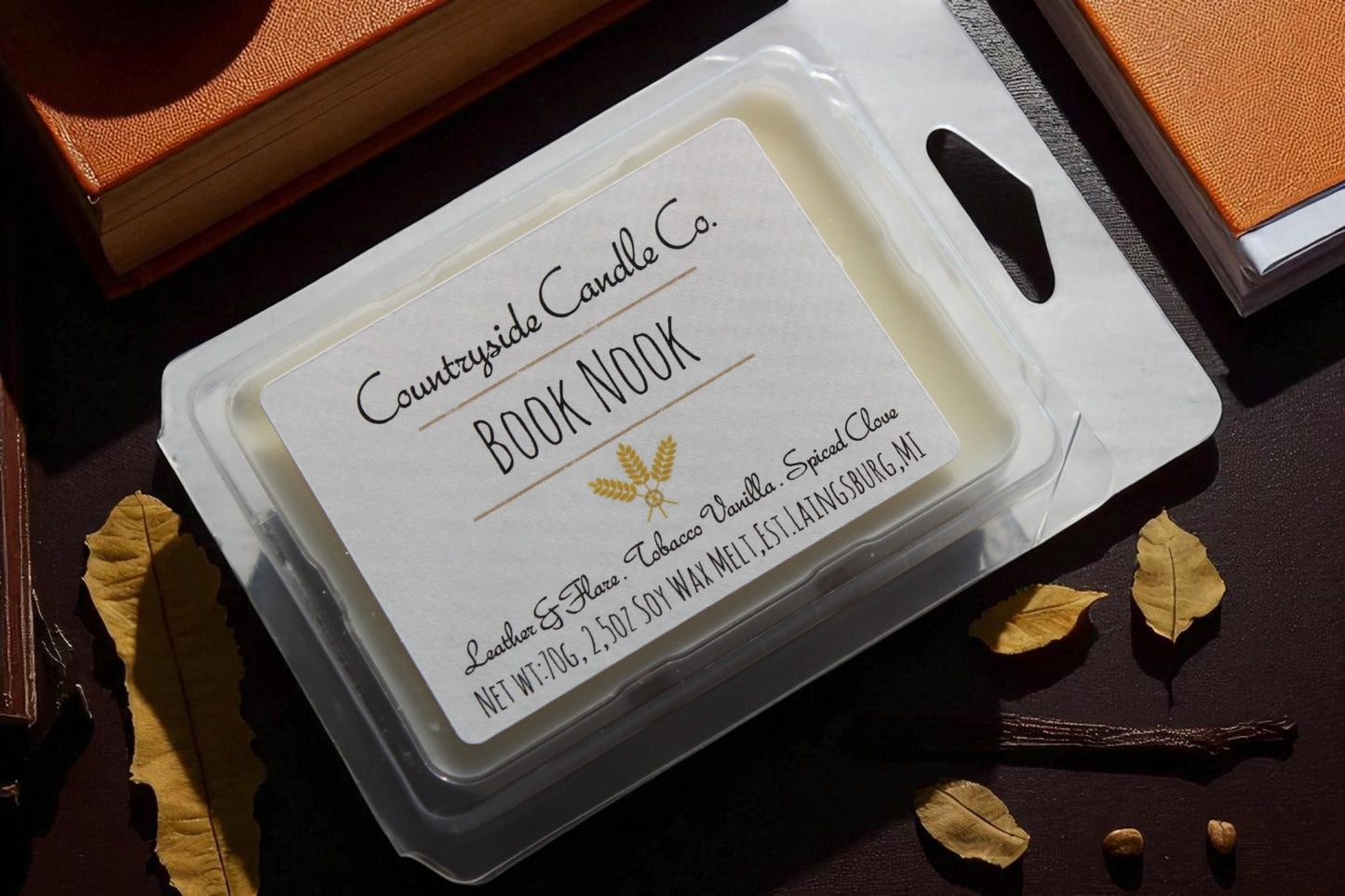 2.5oz Book Nook Wax Melt