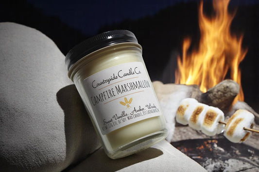 8oz Campfire Marshmallow Soy Candle