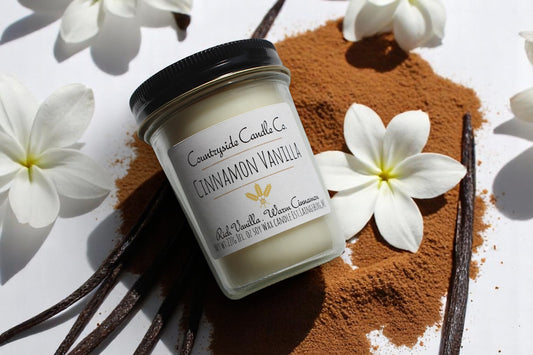 8oz Cinnamon Vanilla Soy Candle