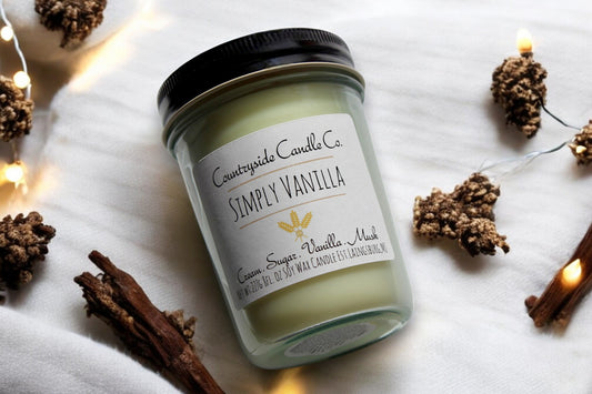 8oz Simply Vanilla Soy Candle
