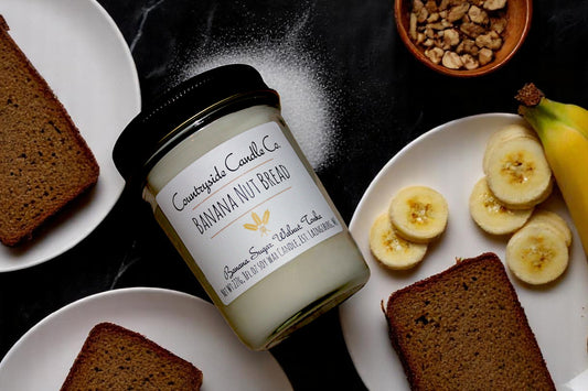 8oz Banana Nut Bread Soy Candle