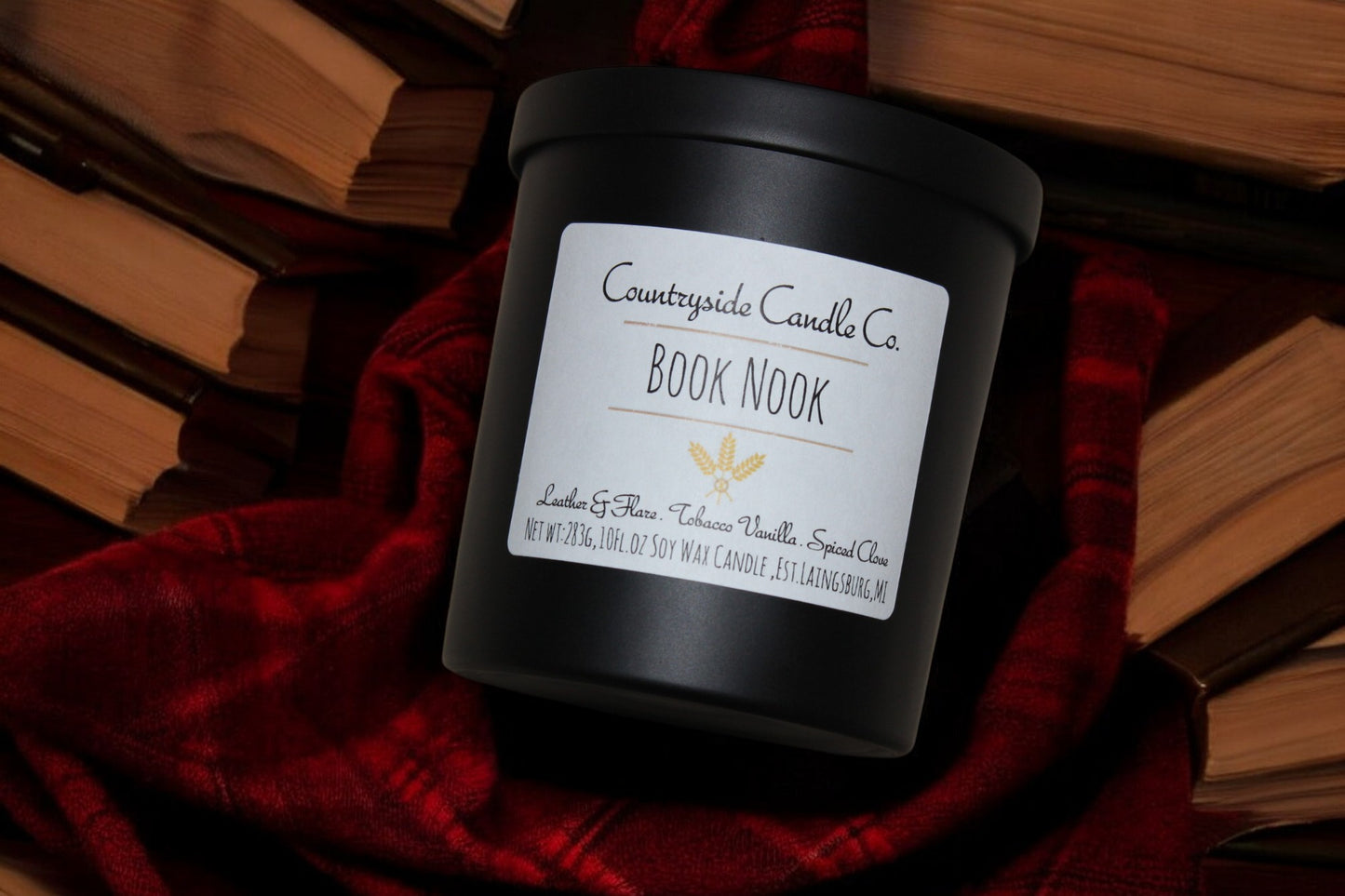 10 Oz Book Nook Soy Candle