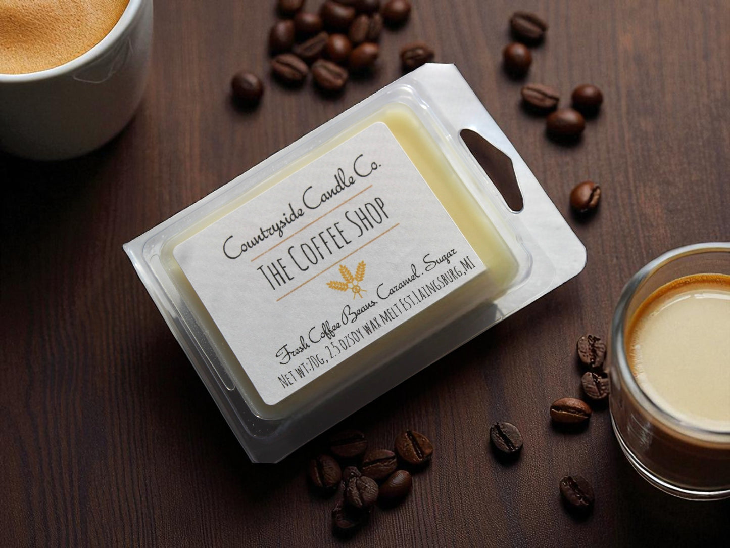 2.5oz The Coffee shop Wax Melt