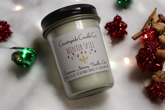 8oz Winter Spice Soy Candle