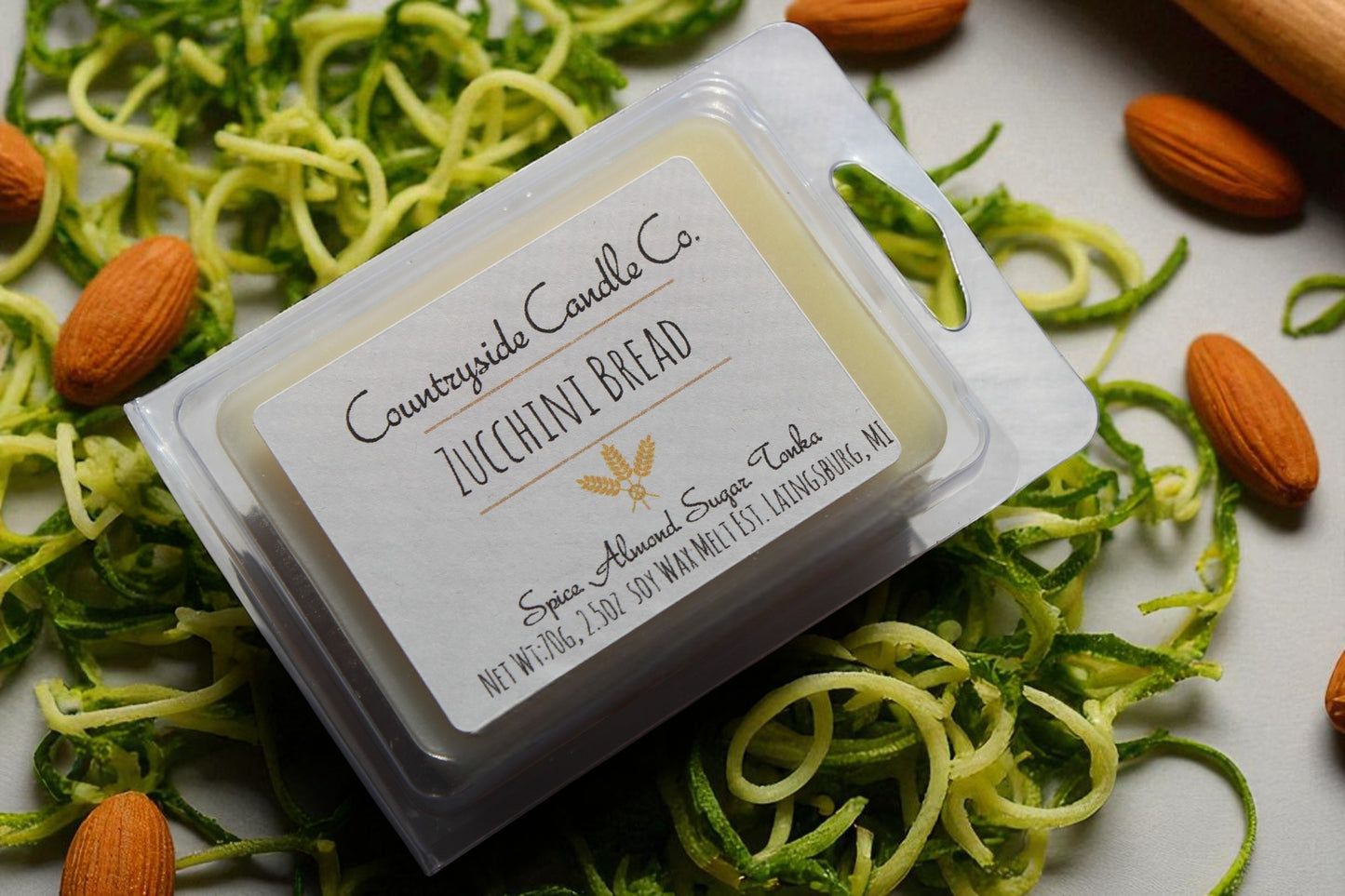 2.5oz Zucchini Bread Wax Melt