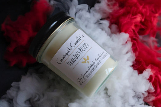 8oz Dragons Blood Soy Candle