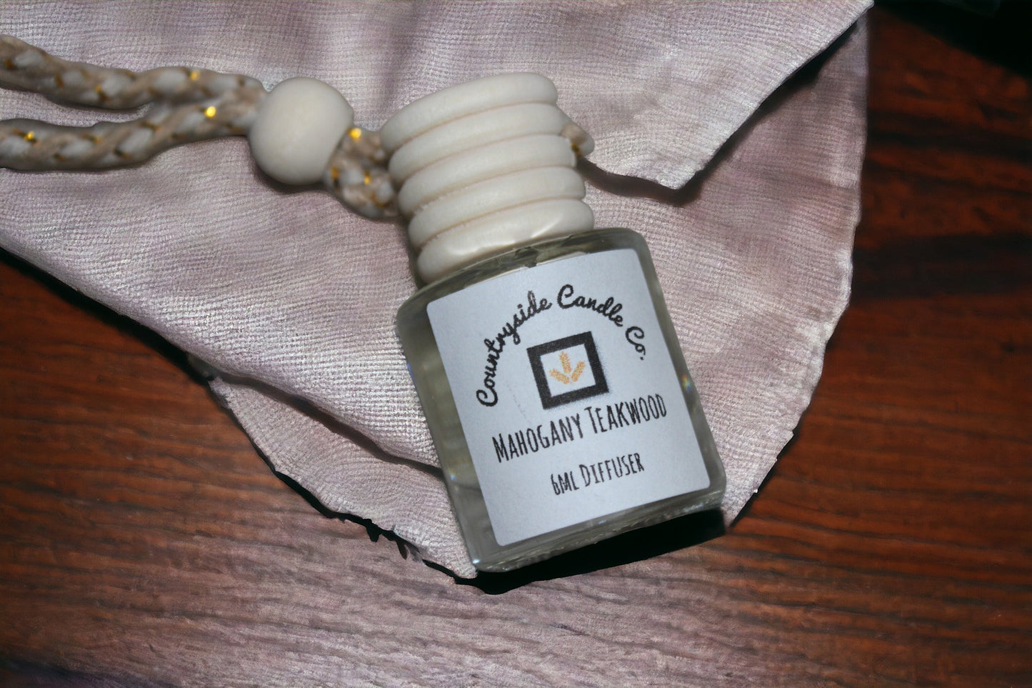 8ml Mahogany Teakwood Car Diffuser